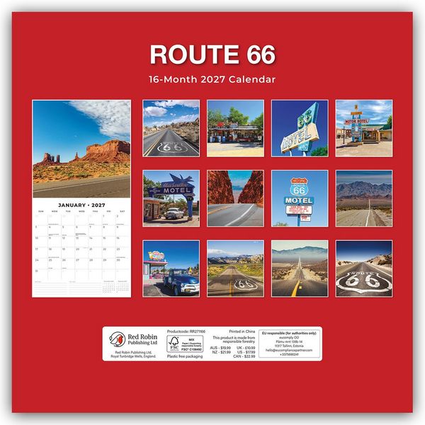 Produktbild: Route 66 2027 &ndash; 16-Monatskalender