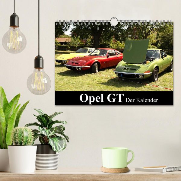 Produktbild: Opel GT Der Kalender (Wandkalender 2026 DIN A4 quer), CALVENDO Monatskalender