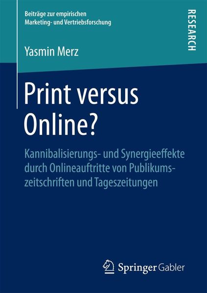 Produktbild: Print versus Online?