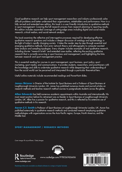 Produktbild: Qualitative Research in Sport Management
