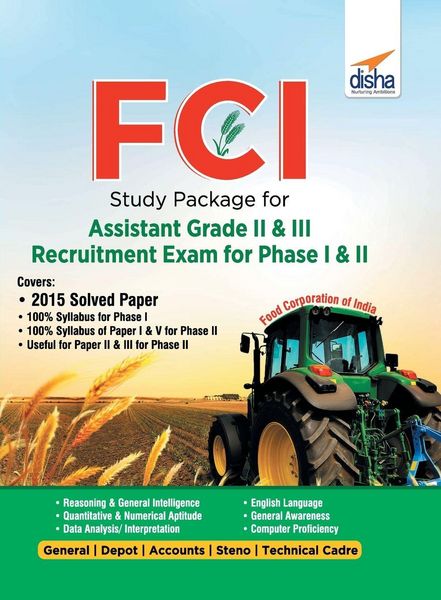 Produktbild: FCI Study Package for Assistant Grade II & III Recruitment Exam for Phase I & II 2nd Edition