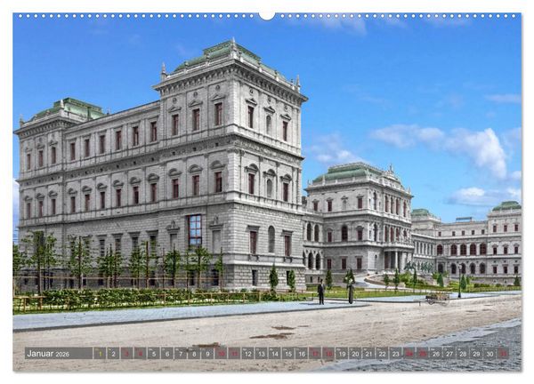 Produktbild: M&uuml;nchen zur Kaiserzeit in Farbe (Wandkalender 2026 DIN A2 quer), CALVENDO Monatskalender
