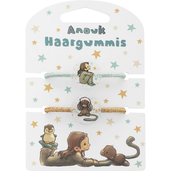 Produktbild: Zauberhafte Haargummis Anouk u. Affe