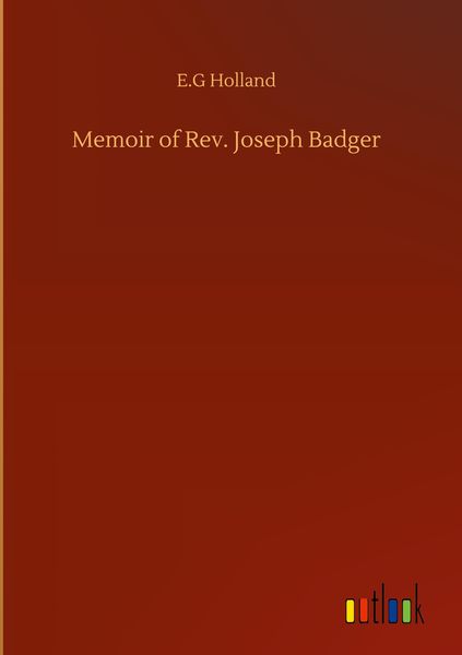 Produktbild: Memoir of Rev. Joseph Badger