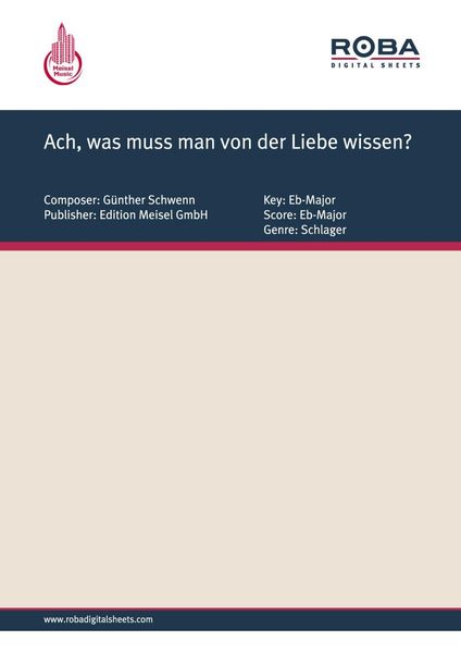 Produktbild: Ach, was muss man von der Liebe wissen?