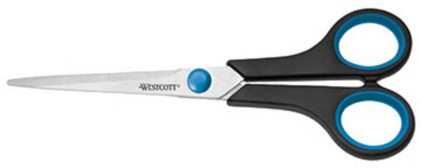 Westcott E-30271 00 Universalschere Rechtshänder 175mm Schwarz, Blau