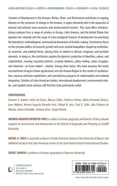 Produktbild: Frontiers of Development in the Amazon