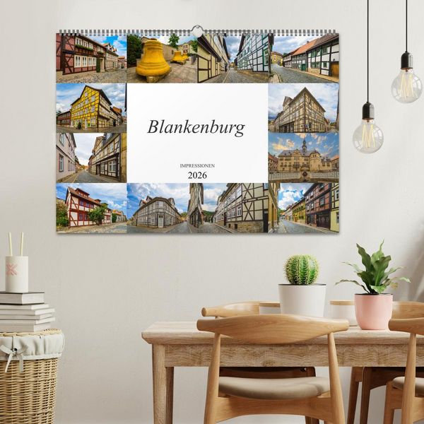 Produktbild: Blankenburg Impressionen (Wandkalender 2026 DIN A2 quer), CALVENDO Monatskalender