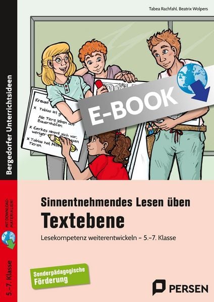 Produktbild: Sinnentnehmendes Lesen &uuml;ben: Textebene - 5.-7. Kl.