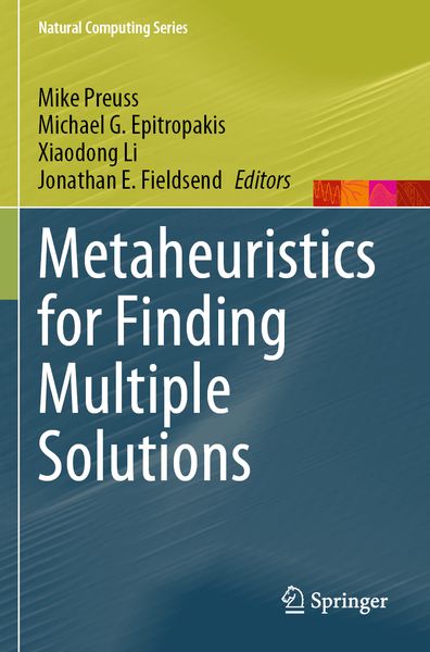 Produktbild: Metaheuristics for Finding Multiple Solutions