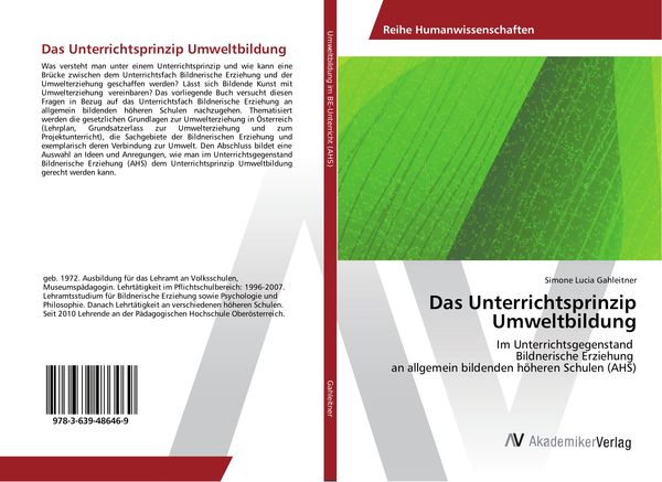 Produktbild: Das Unterrichtsprinzip Umweltbildung