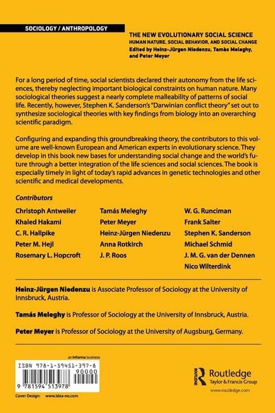 Produktbild: New Evolutionary Social Science