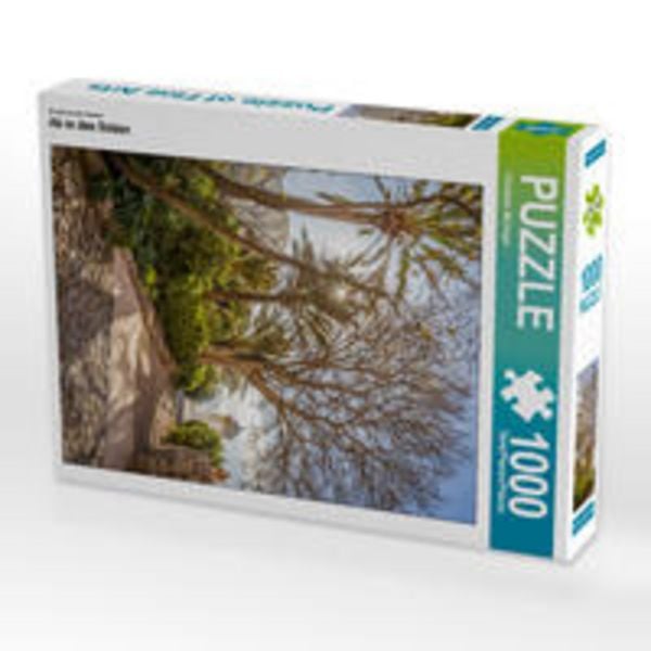CALVENDO Puzzle Garten Son Marroig bei Deià, Mallorca | 1000 Teile Lege-Größe 64x48cm Foto-Puzzle für glückliche Stunden