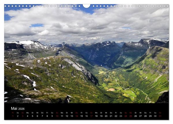 Produktbild: An Norwegens K&uuml;sten (Wandkalender 2026 DIN A3 quer), CALVENDO Monatskalender