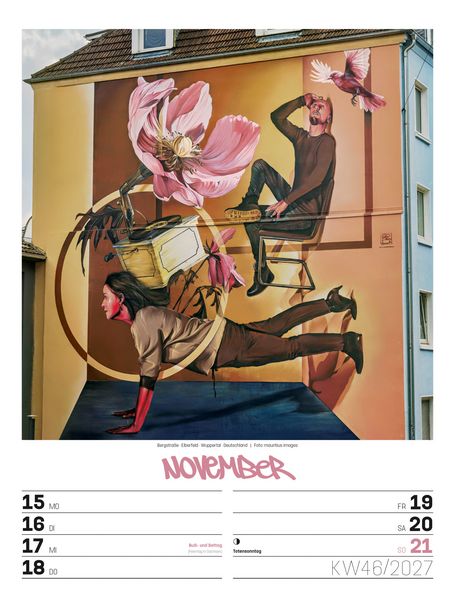 Produktbild: Street Art Wochenplaner Kalender 2027