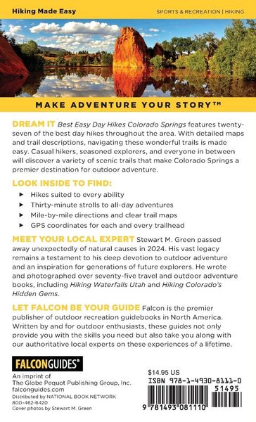 Produktbild: Best Easy Day Hikes Colorado Springs