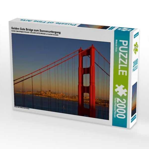 Golden Gate Bridge zum Sonnenuntergang (Puzzle)