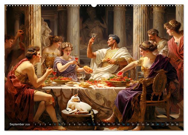 Produktbild: R&ouml;misches Leben - Antikes Stadtleben im R&ouml;mischen Imperium (hochwertiger Premium Wandkalender 2026 DIN A2 quer), Kunstdruck in Hochglanz