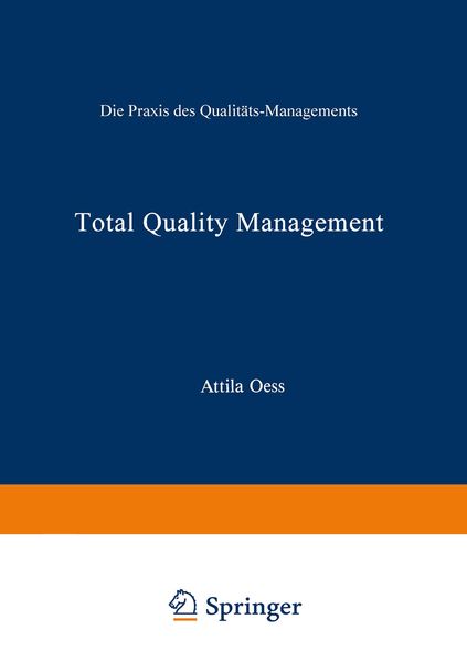 Produktbild: Total Quality Management