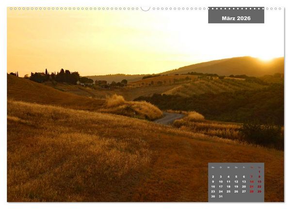 Produktbild: Toskana - eine der sch&ouml;nsten Regionen Italiens (hochwertiger Premium Wandkalender 2026 DIN A2 quer), Kunstdruck in Hochglanz