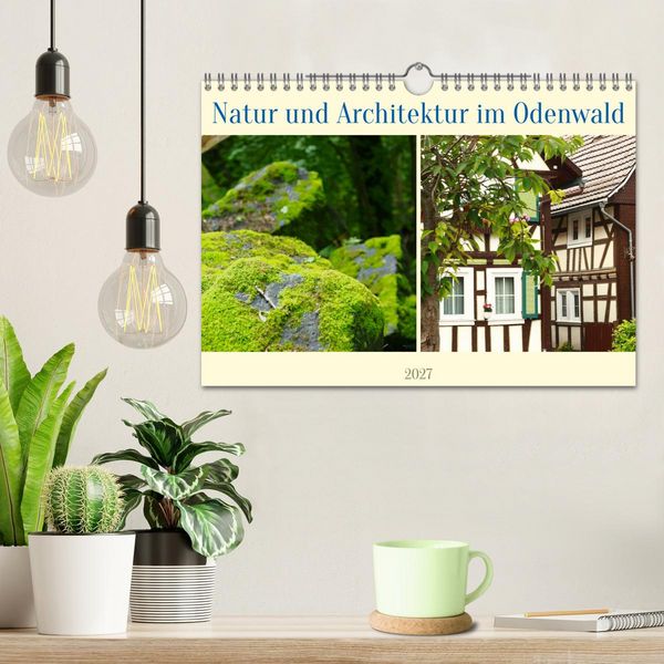 Produktbild: Natur und Architektur im Odenwald (Wandkalender 2027 DIN A4 quer), CALVENDO Monatskalender