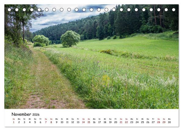 Produktbild: Die Eifel - Orte und Landschaften (Tischkalender 2026 DIN A5 quer), CALVENDO Monatskalender