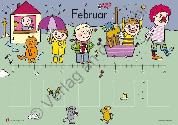 Produktbild: Unser Geburtstagskalender &ndash; Motiv: Jahreslauf