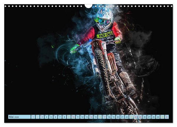 Produktbild: Motocross - extrem cool (Wandkalender 2026 DIN A3 quer), CALVENDO Monatskalender