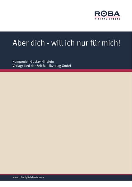 Produktbild: Aber dich - will ich nur f&uuml;r mich!