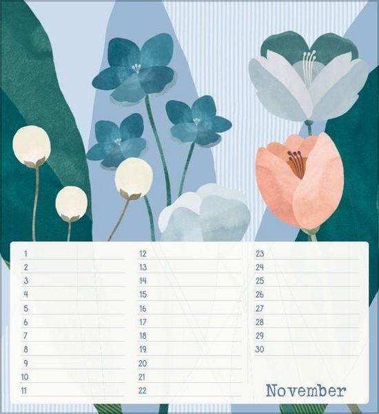 Produktbild: Geburtstagskalender Bloom