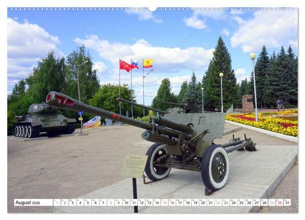 Produktbild: Stalinorgel und T-34 - Sowjetische Milit&auml;rhistorie (Wandkalender 2026 DIN A2 quer), CALVENDO Monatskalender