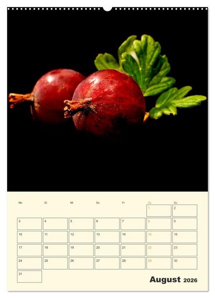 Produktbild: Allerlei Fr&uuml;chte (hochwertiger Premium Wandkalender 2026 DIN A2 hoch), Kunstdruck in Hochglanz