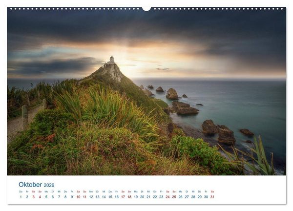 Produktbild: Neuseeland - Das andere Ende der Welt (Wandkalender 2026 DIN A2 quer), CALVENDO Monatskalender