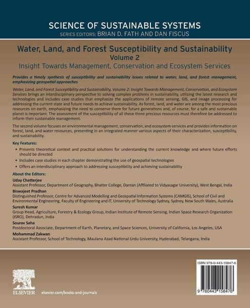 Produktbild: Water, Land, and Forest Susceptibility and Sustainability, Volume 2