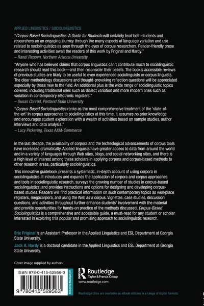 Produktbild: Corpus-Based Sociolinguistics