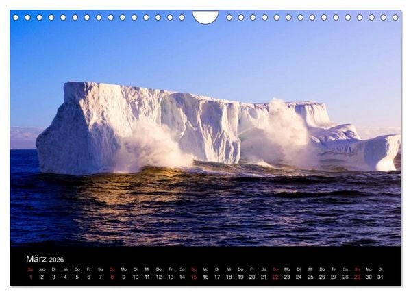 Produktbild: Arktis und Antarktis (Wandkalender 2026 DIN A4 quer), CALVENDO Monatskalender