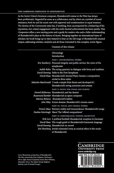 Produktbild: The Cambridge Companion to Shostakovich