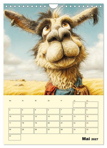 Produktbild: Lama la Vida. Lama-Momente zwischen Humor und Charakter (Wandkalender 2027 DIN A4 hoch), CALVENDO Monatskalender