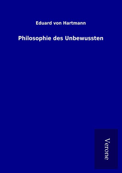 Produktbild: Philosophie des Unbewussten