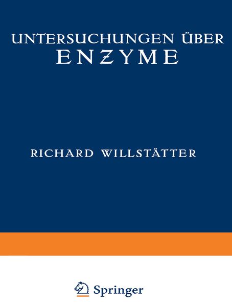 Produktbild: Untersuchungen &uuml;ber Enzyme