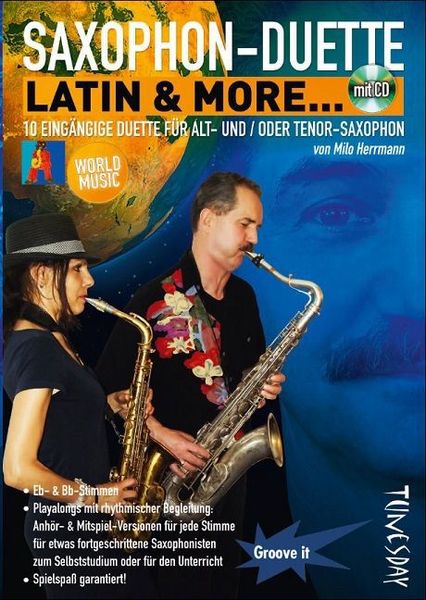 Produktbild: Saxophon-Duette - Latin & more, m. Audio-CD