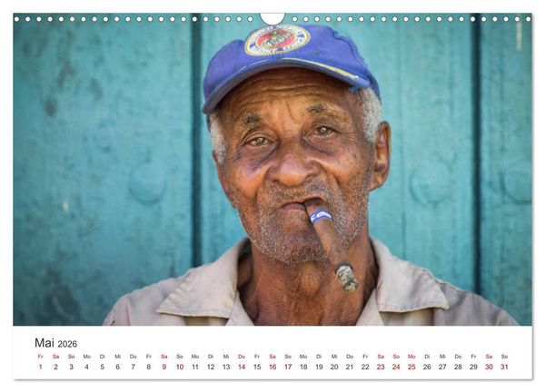 Produktbild: Postkarten aus Kuba (Wandkalender 2026 DIN A3 quer), CALVENDO Monatskalender