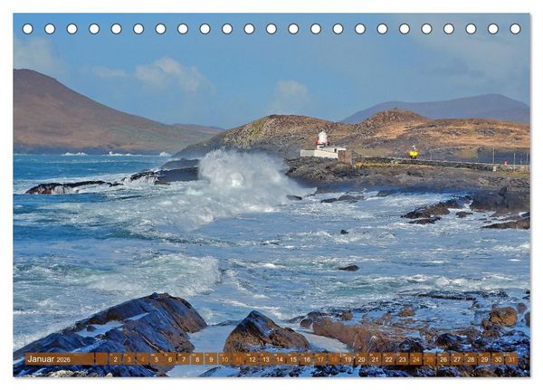Produktbild: Skellig Coast - Irlands sch&ouml;nste K&uuml;ste (Tischkalender 2026 DIN A5 quer), CALVENDO Monatskalender