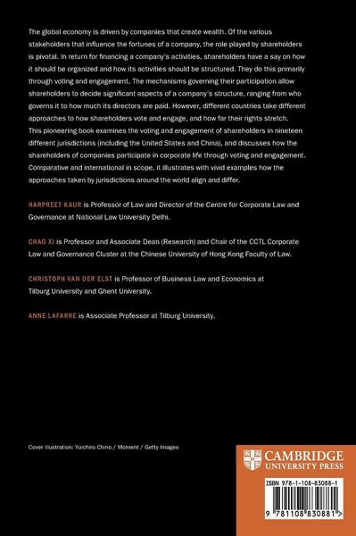 Produktbild: The Cambridge Handbook of Shareholder Engagement and Voting