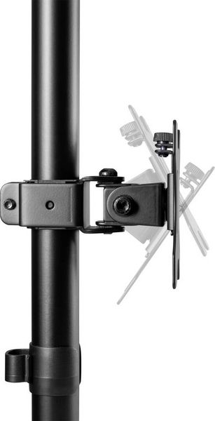 Produktbild: SpeaKa Professional SP-MM-420 Monitorhalterung 2 Display(s) 33,8 cm (13,3") - 81,3 cm (32") Schwarz Neigbar, Schwenkbar, Drehbar, H&ouml;henverstellbar