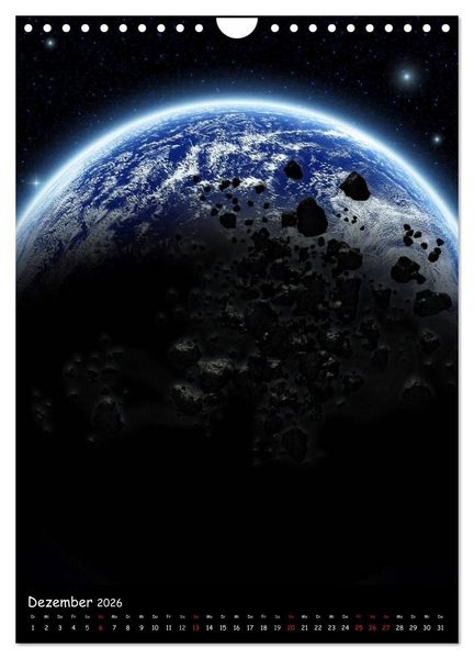 Produktbild: Die Welt der Planeten (Wandkalender 2026 DIN A4 hoch), CALVENDO Monatskalender