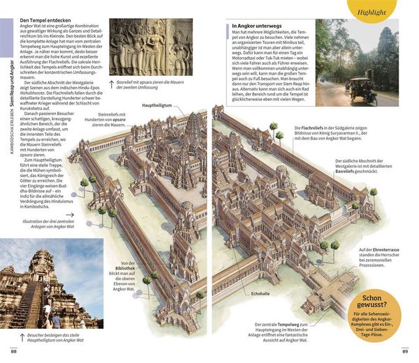 Produktbild: Vis-&agrave;-Vis Reisef&uuml;hrer Kambodscha & Laos