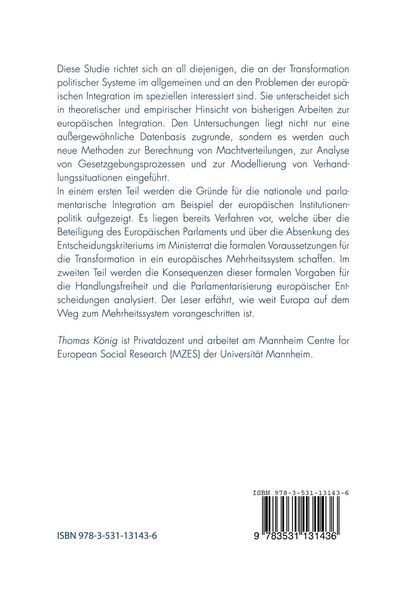Produktbild: Europa auf dem Weg zum Mehrheitssystem