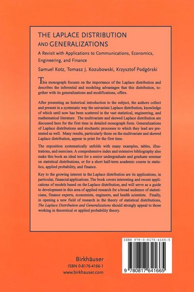 Produktbild: The Laplace Distribution and Generalizations