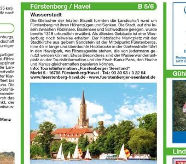 Produktbild: Rheinsberger Seengebiet - Ruppiner Land 1:50 000